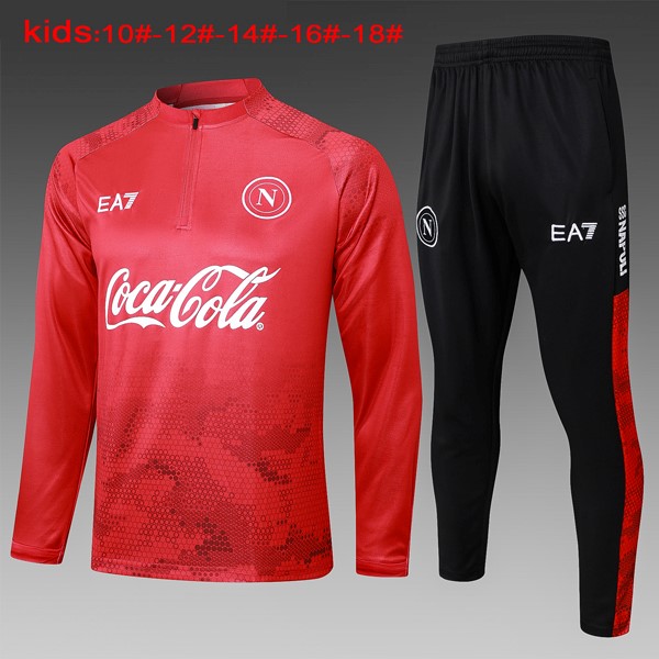 Ninos Sudadera De Training Napoli 2024/25 Rojo